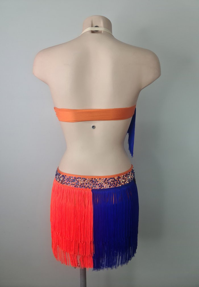 Marine Blue-Tangerine