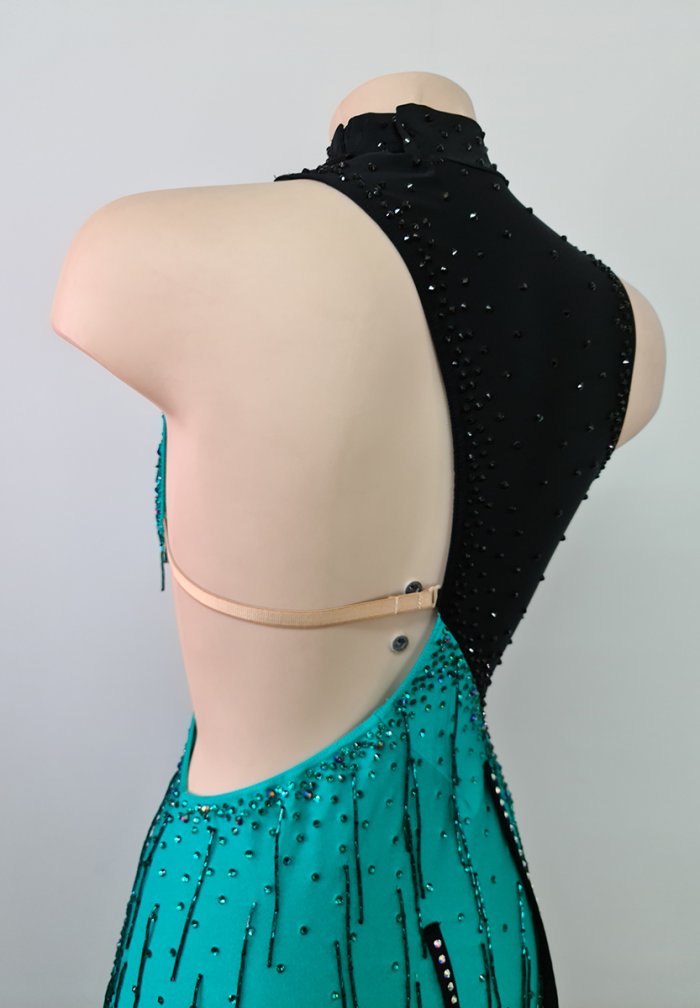 Peacock Green-Black
